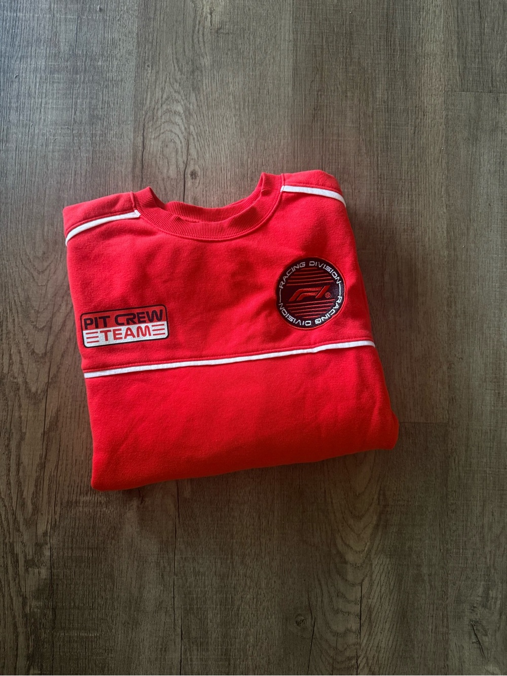 Formula 1 Red Pit Crew Team Racing Sweatshirt